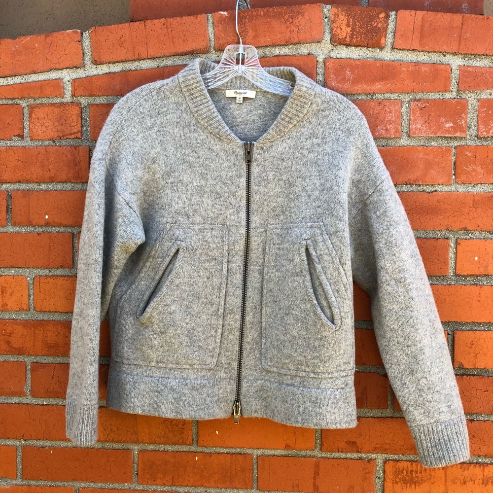 DONATING TOMORROW - MADEWELL Bomber cardigan | M